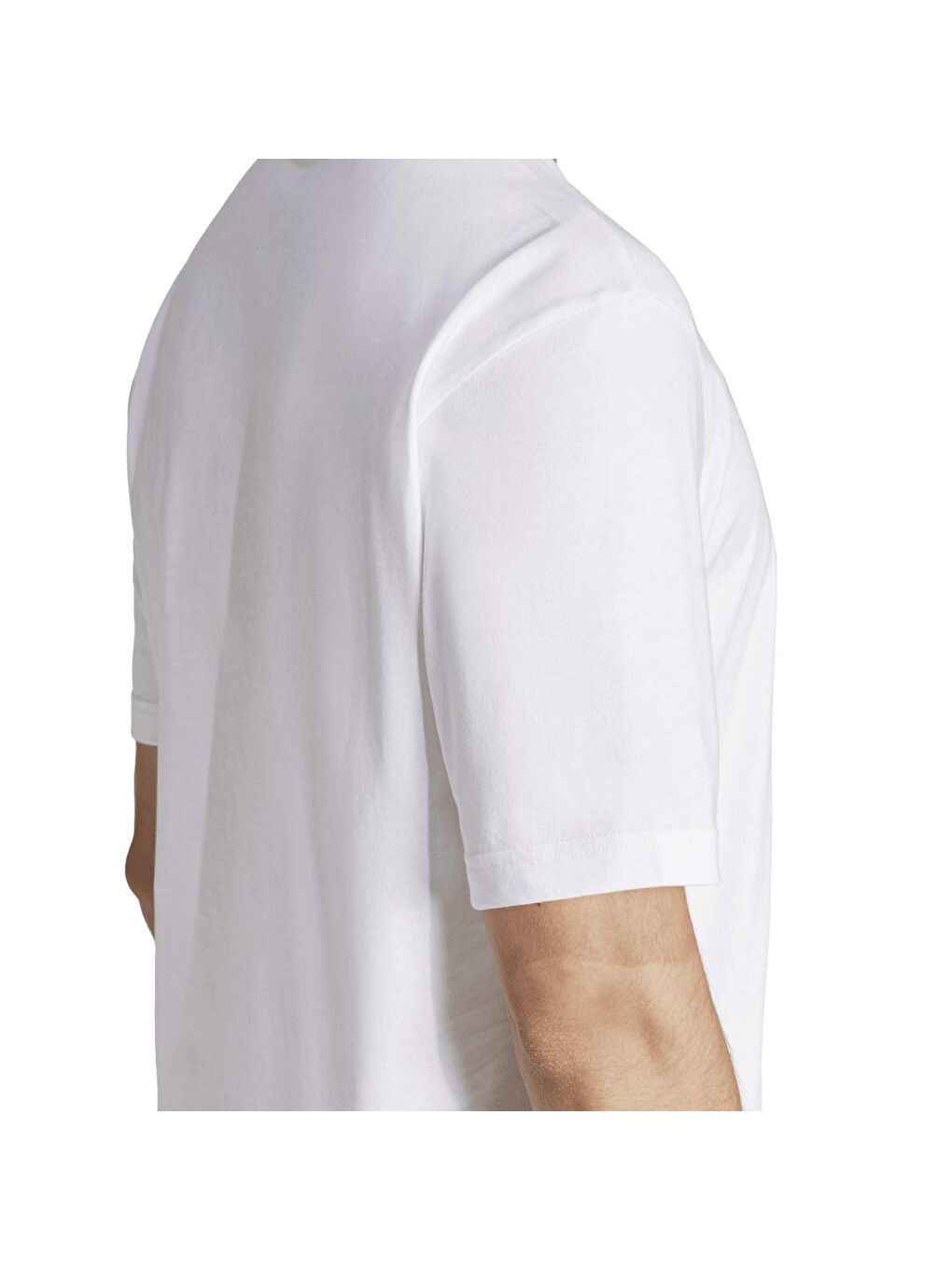 C Camo Logo T Erkek Beyaz Yuvarlak Yaka Spor Tişört-3