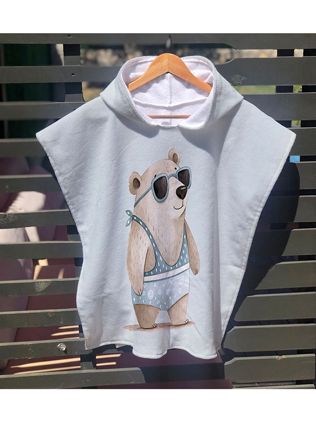 Karışık Ayıcık Desenli Panço Modeli