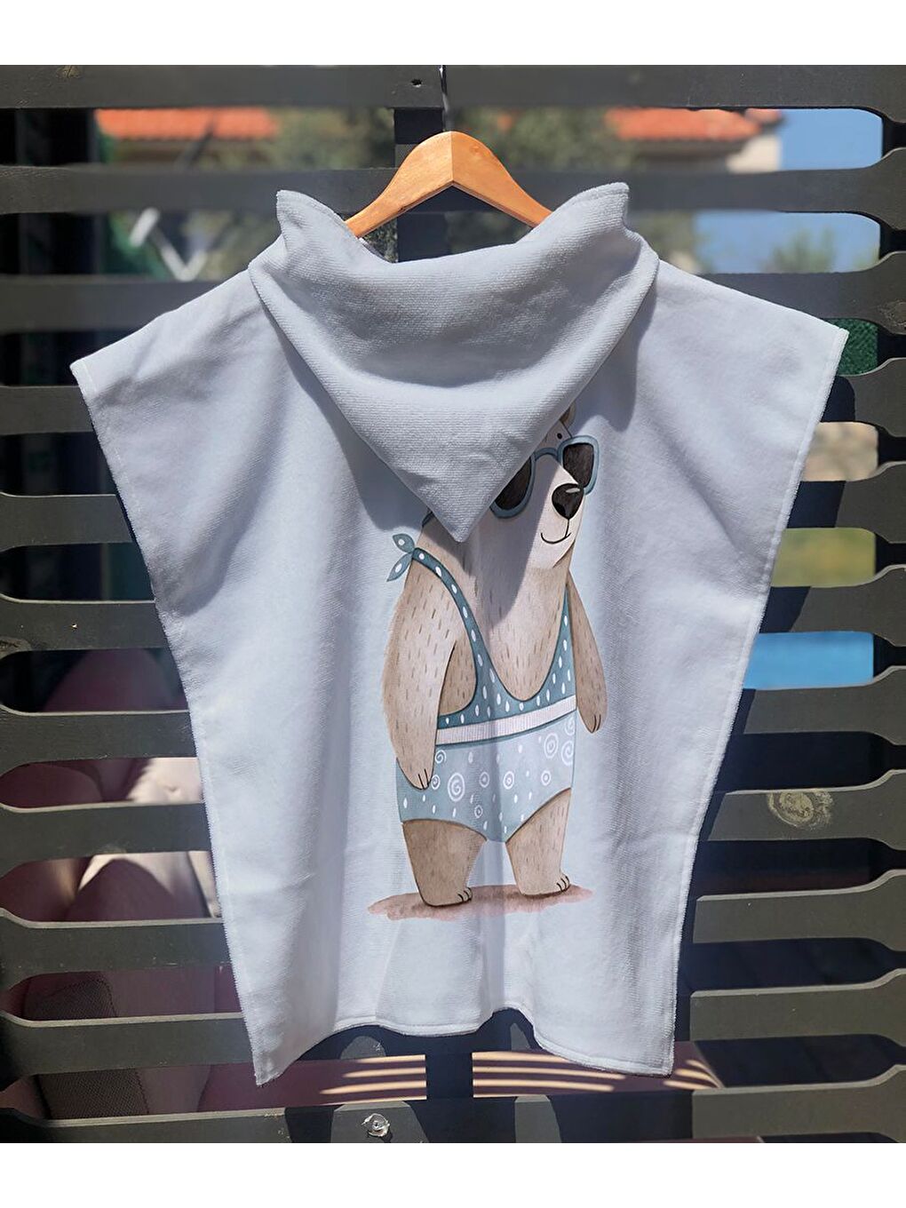 Karışık Ayıcık Desenli Panço Modeli-1