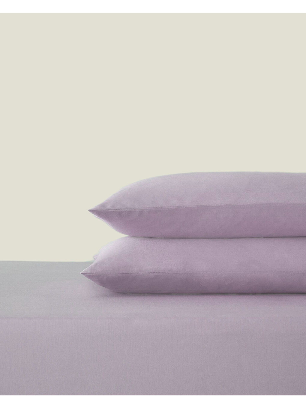 Lila Plain Pamuk Çift Kişilik Lastikli Çarşaf Tkm 160x200 cm Lavanta-1