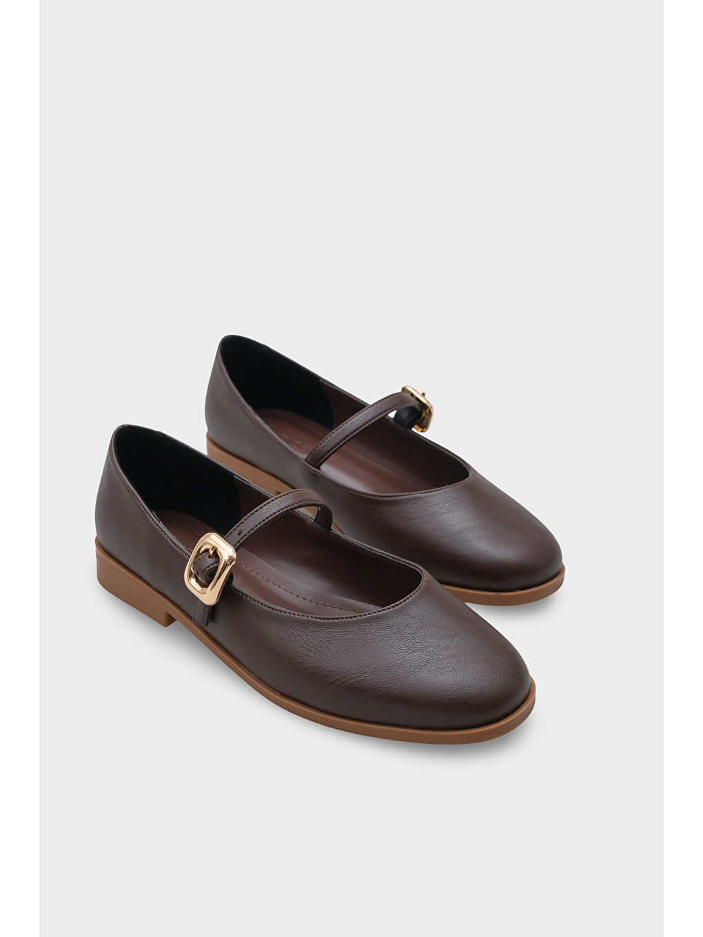 Kahverengi Joly Kadın Babet-1