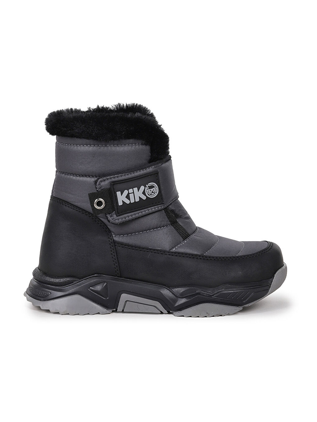 Gri Magic Cırtlı Kız Çocuk Kar Botu-3