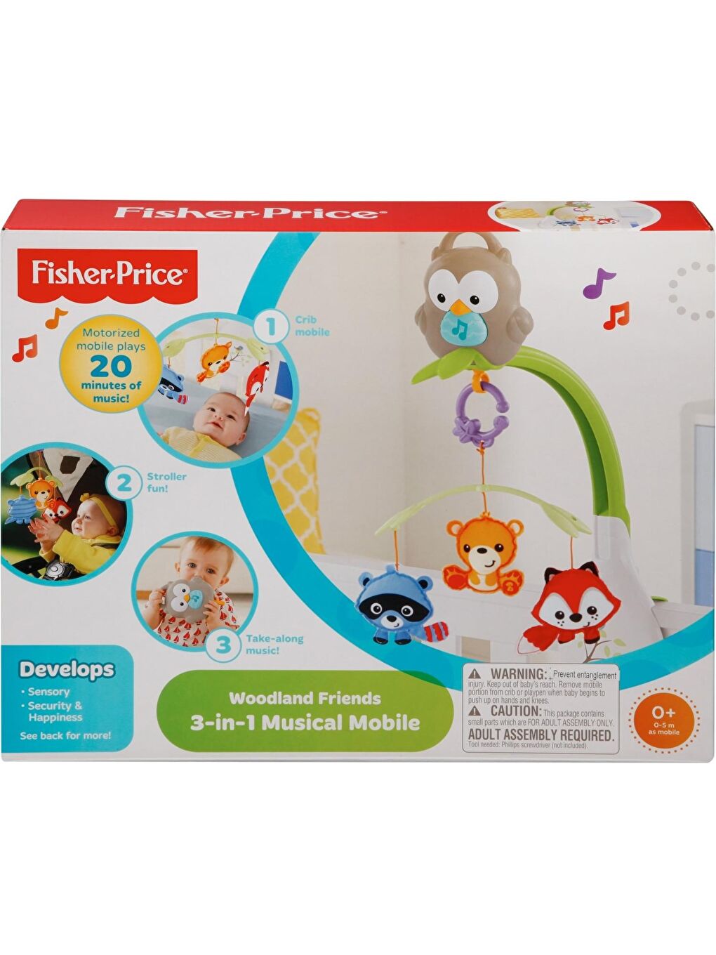 FISHER PRICE Renksiz 3 ü 1 Arada Baykuş Dönence CDM84 - 3