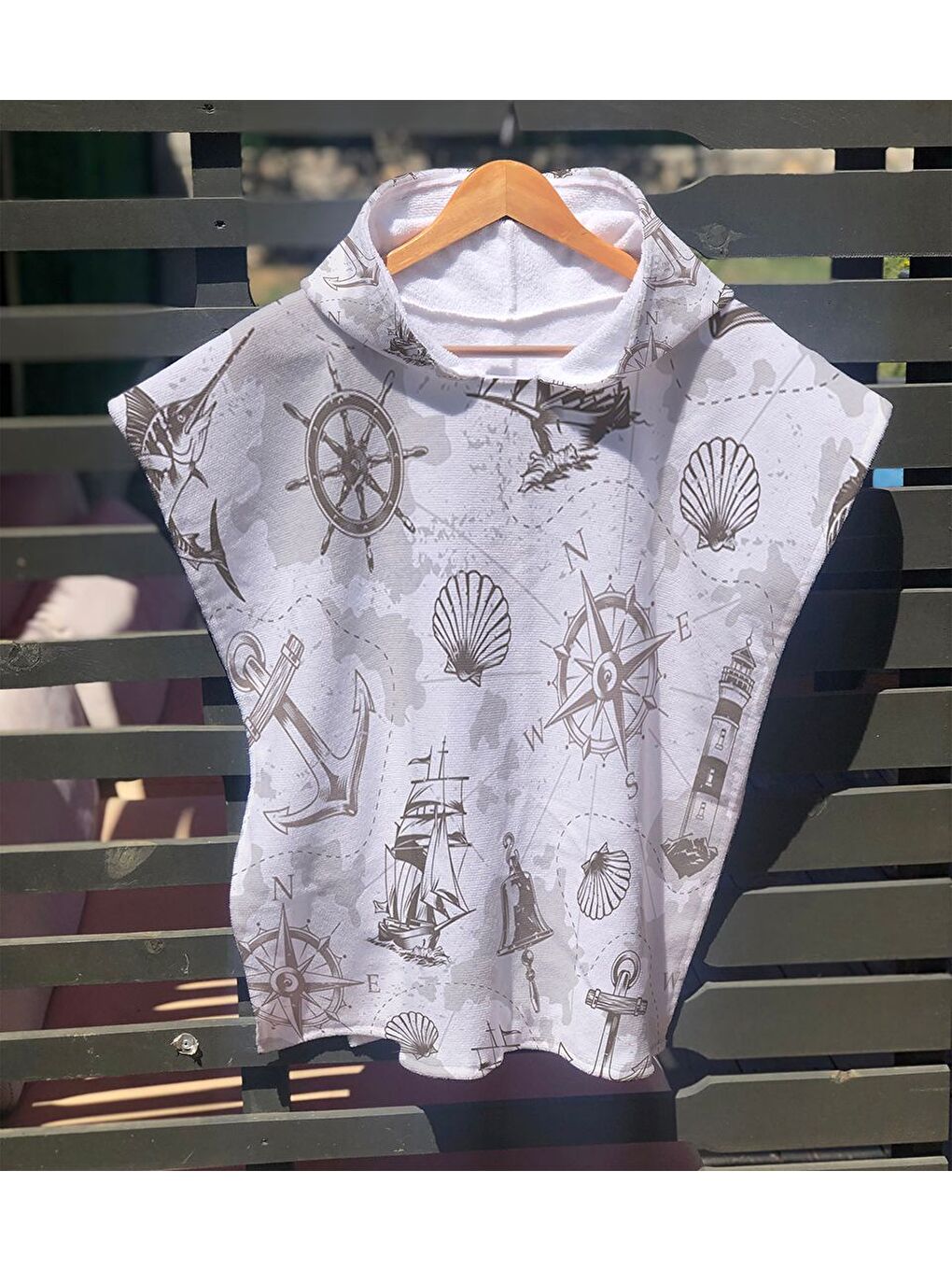 Karışık Denizci Desenli Panço Modeli