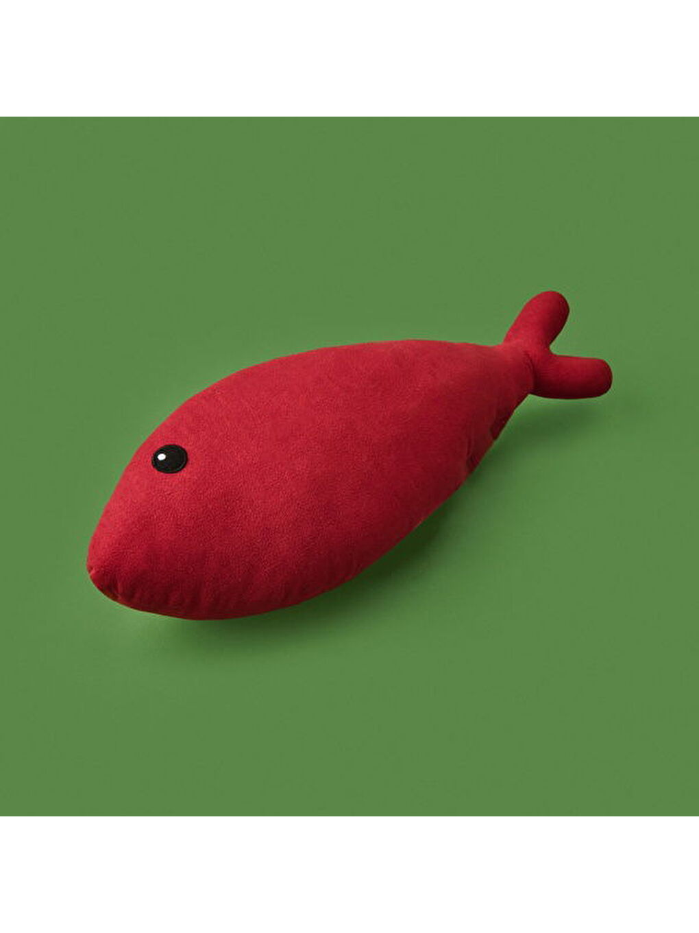 Soft Balık Figürlü Yastık - Kırmızı - 40x16 cm-2