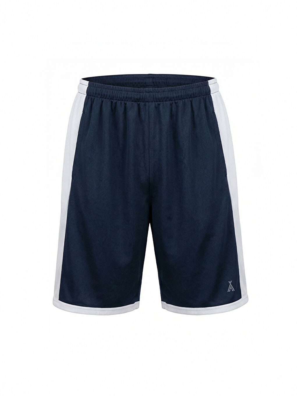 Lacivert ORENDAHILL Erkek Spor Şort Hızlı Kuruyan Esnek Regular Fit Gym Cepli Yan Çizgi Detaylı Activewear-1