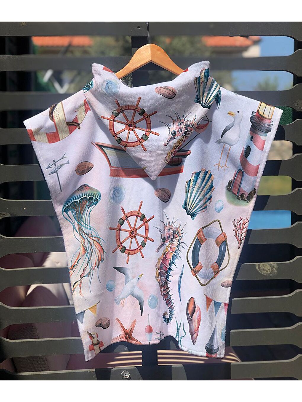 Karışık Denizci Desenli Panço Modeli-1