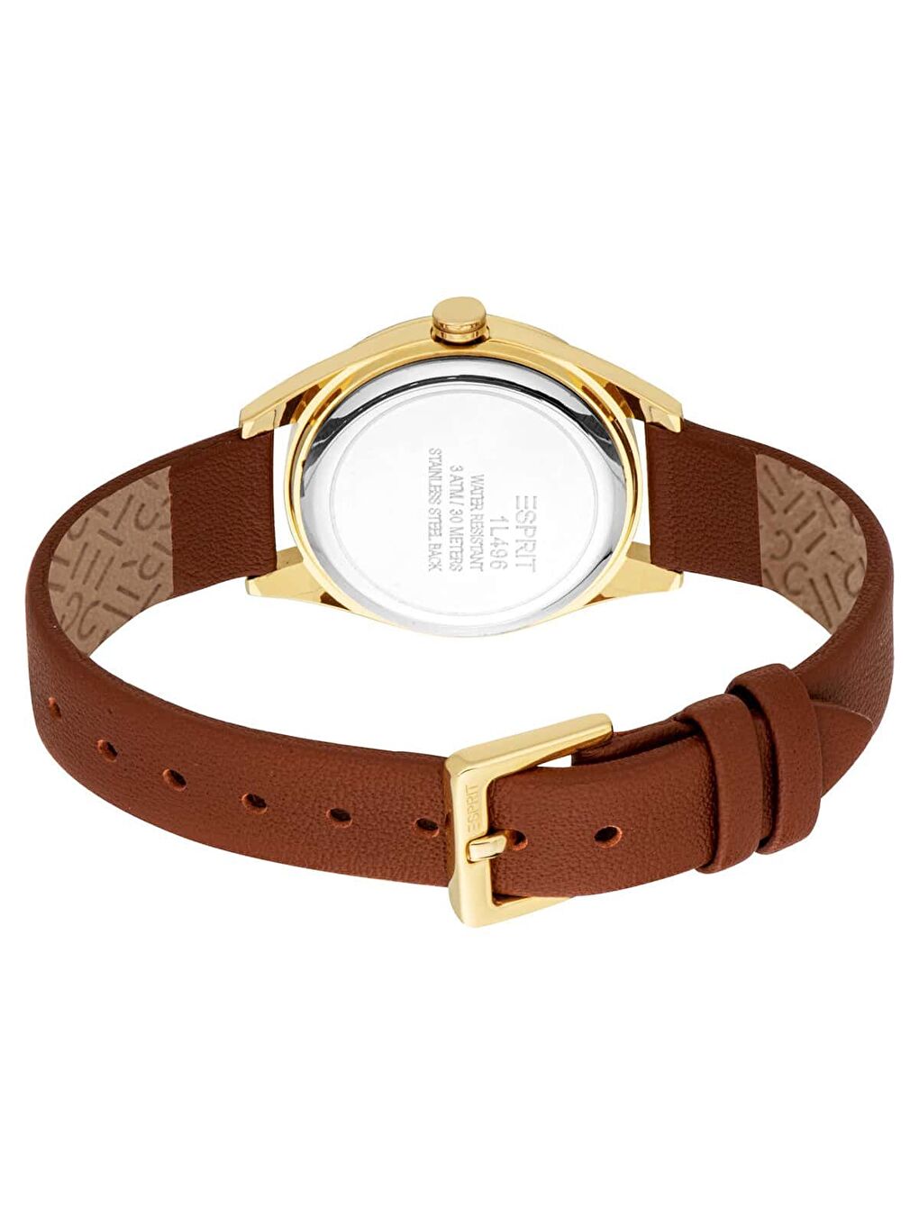 Kahverengi ES1L496L0025 Kadın Kol Saati-2