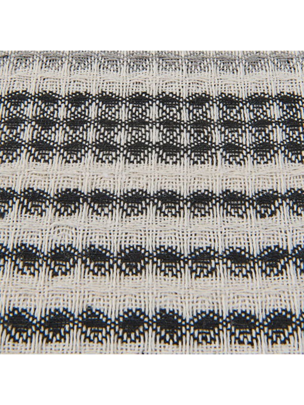 Lila Soft Radiant Çift Kişilik Pike - Ekru / Siyah - 200x230 cm-1