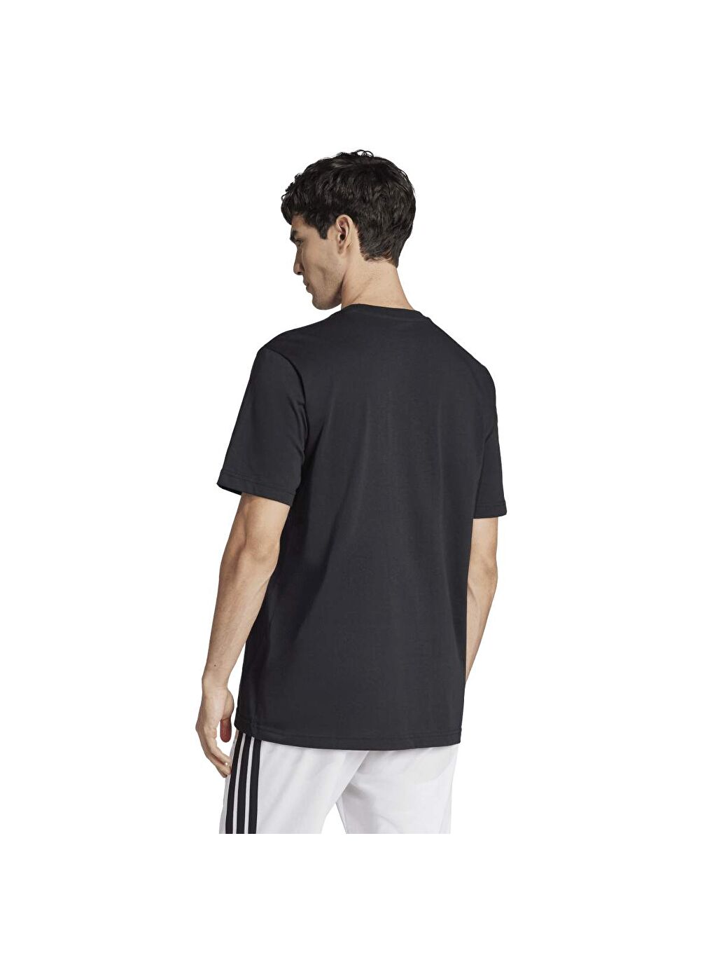 C Camo Box T Erkek Siyah Yuvarlak Yaka Tişört-1