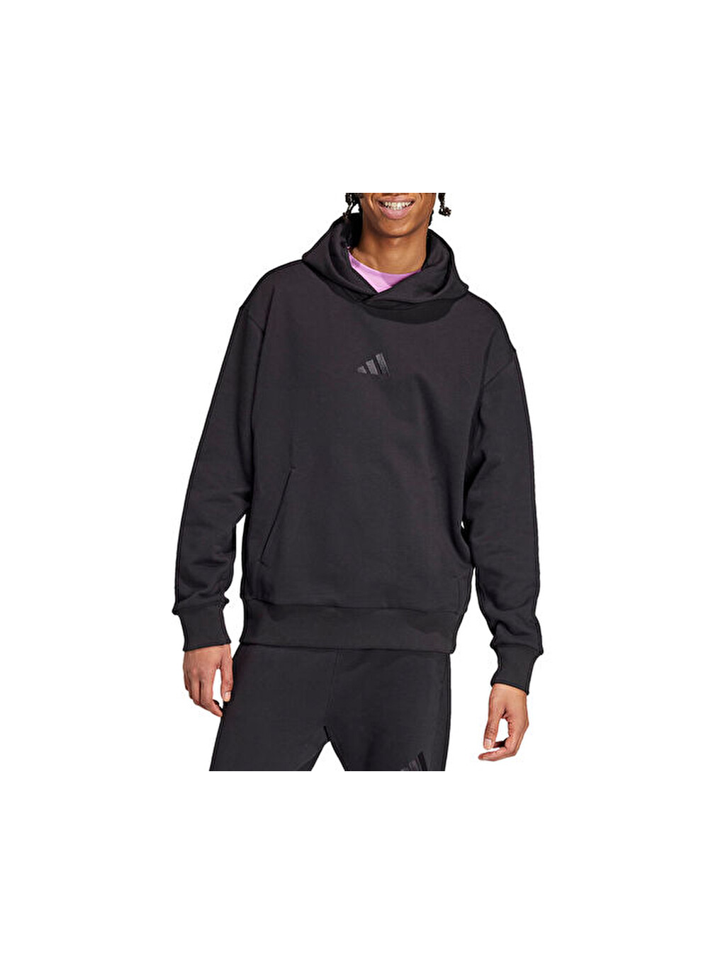 M A Szn Ft Hd Erkek Günlük Sweatshirts Ix1248 Siyah-1