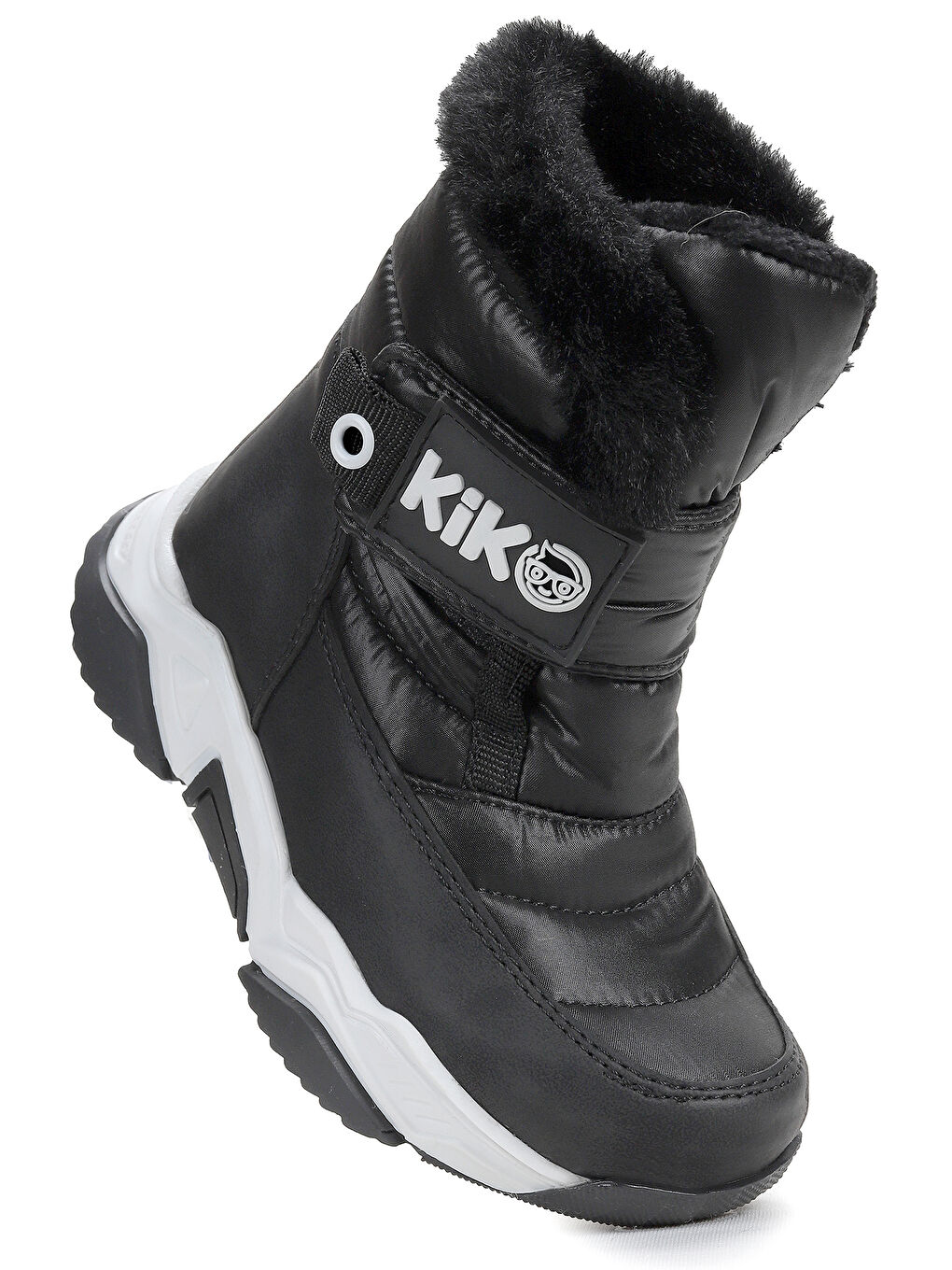 Siyah Magic Cırtlı Kız Çocuk Kar Botu