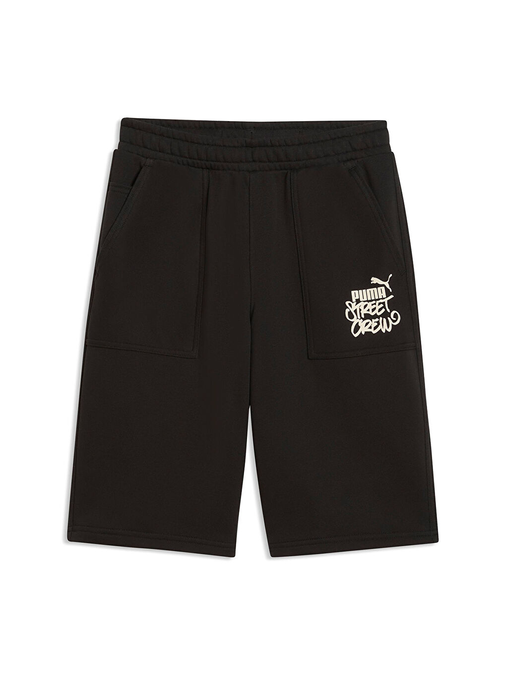 Mid 90s Relaxed Long Erkek Çocuk Siyah Şort