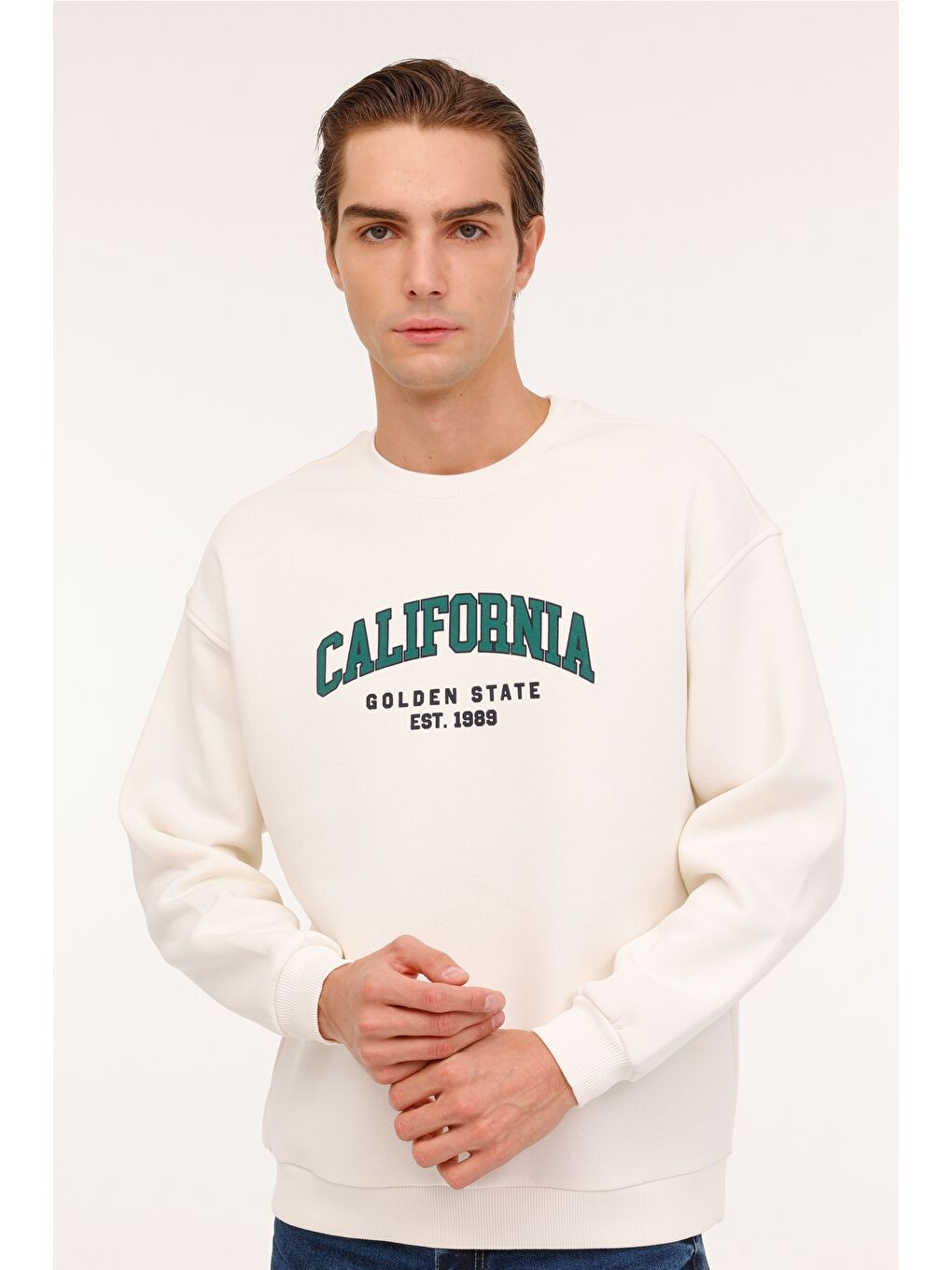 Bej ML CODY 16CTY105 4PR  Erkek Sweatshirt