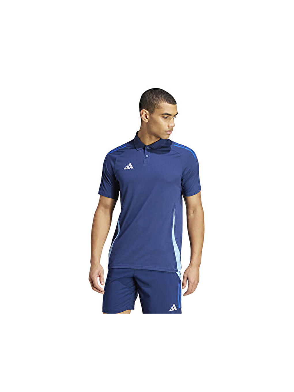Tiro24 C Polo Erkek Futbol Antrenman Polo Tişörtü Ir7564 Lacivert