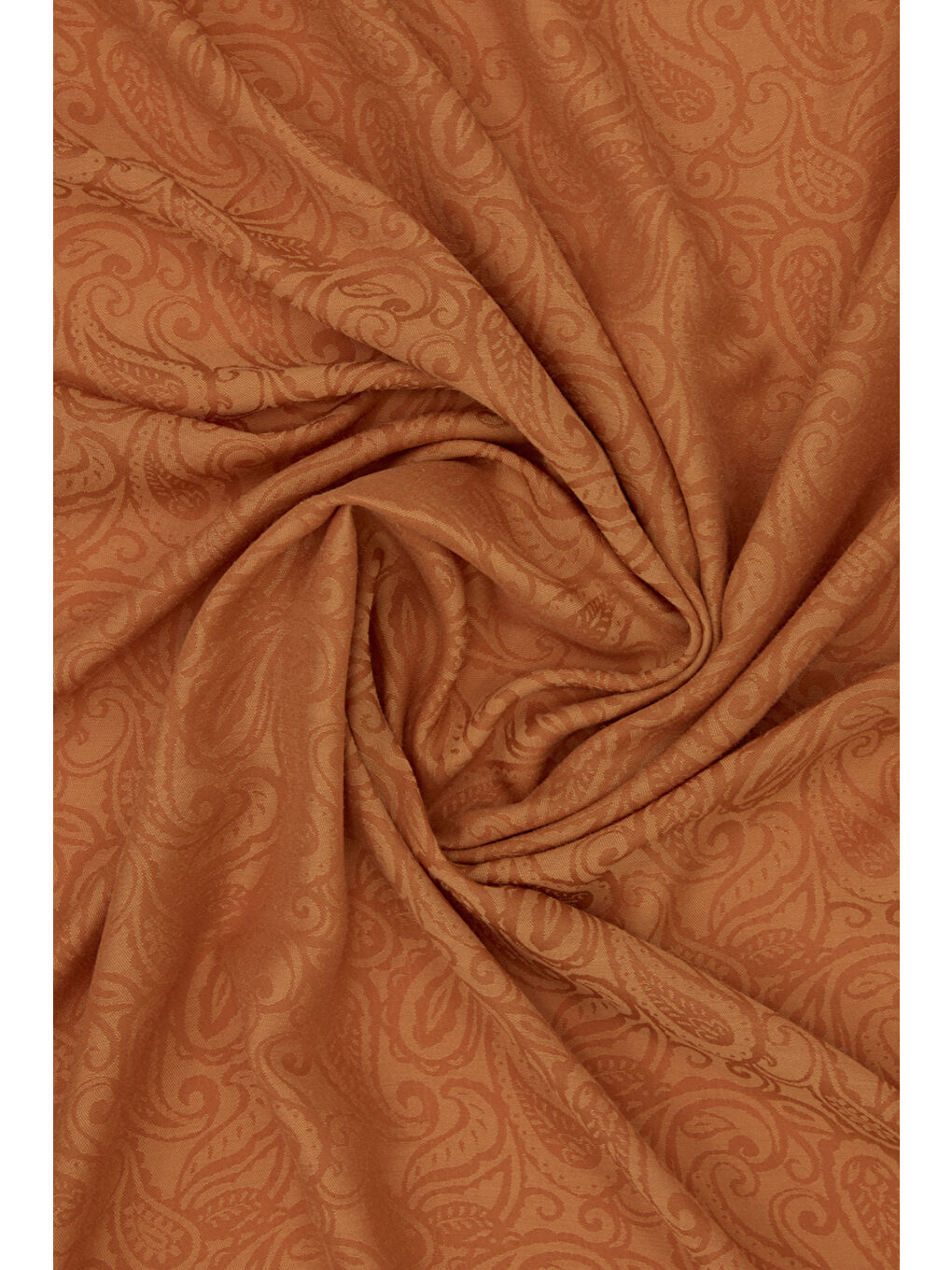 Turuncu Etnik Desenli  Jakar Şal-1