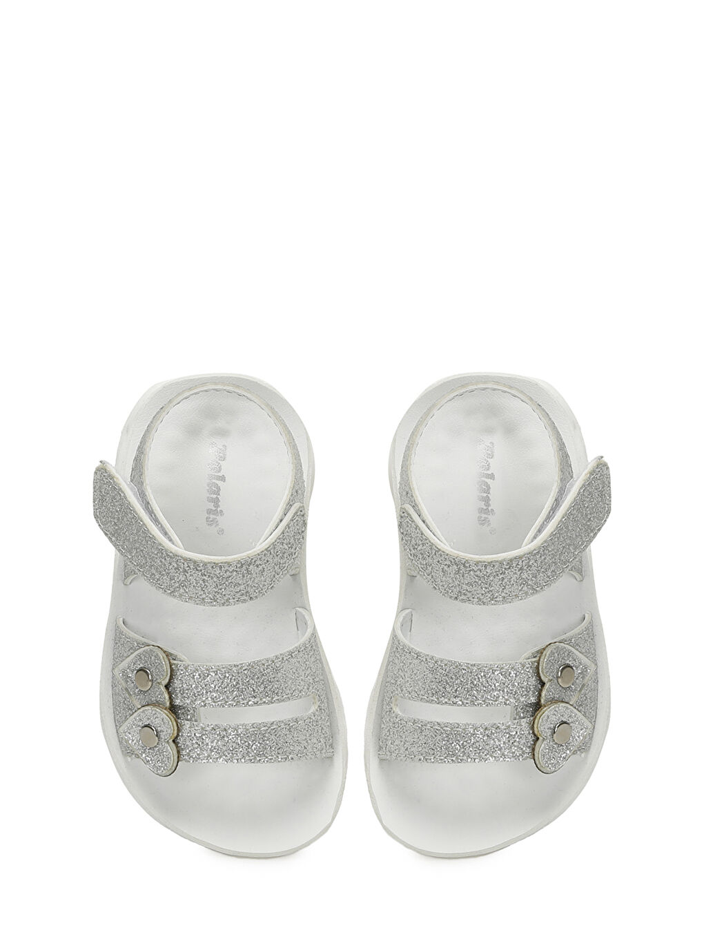 Gri POLTA.B5FX Gümüş Kız Çocuk Sandalet-3