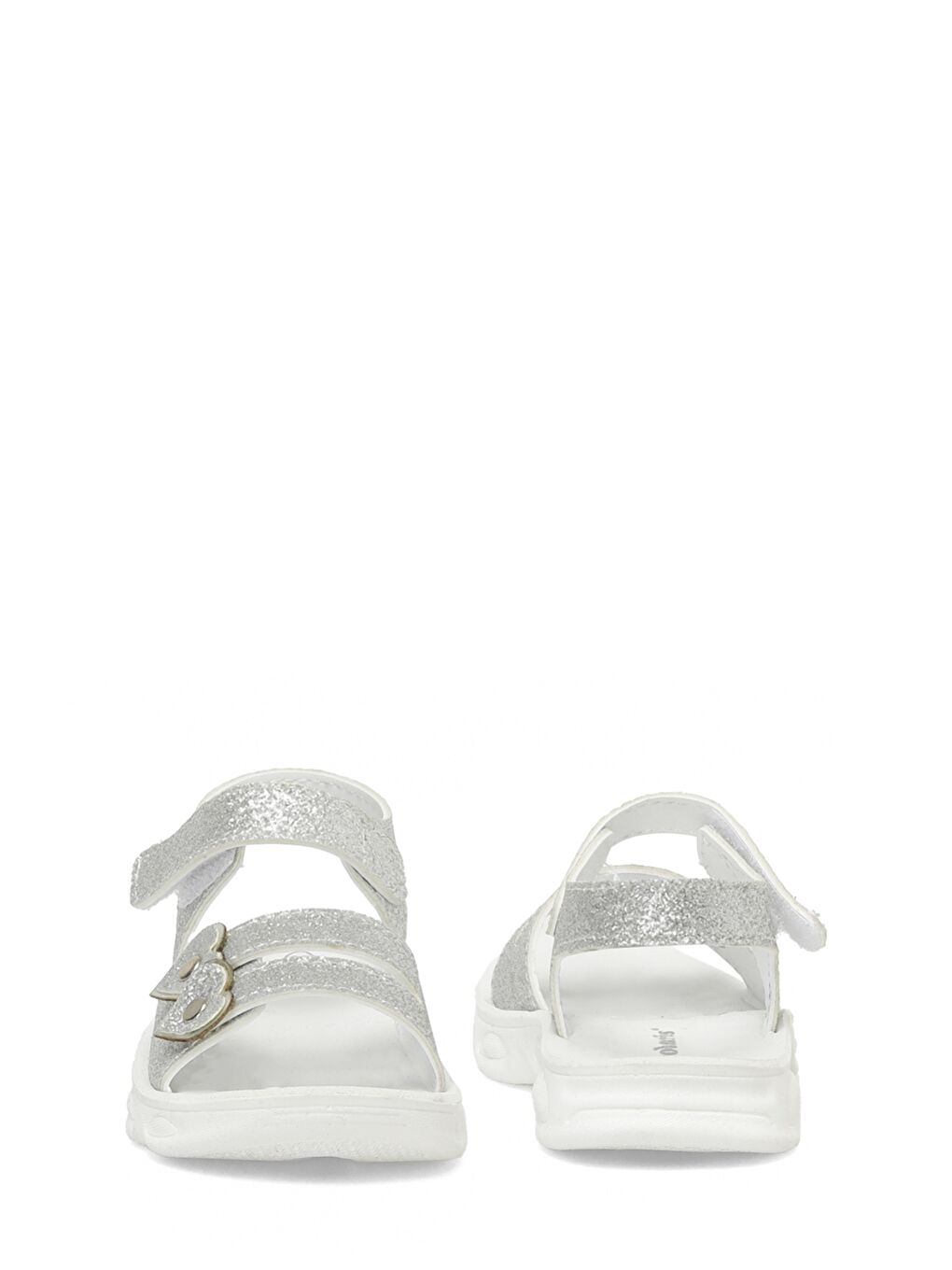 Gri POLTA.B5FX Gümüş Kız Çocuk Sandalet-4