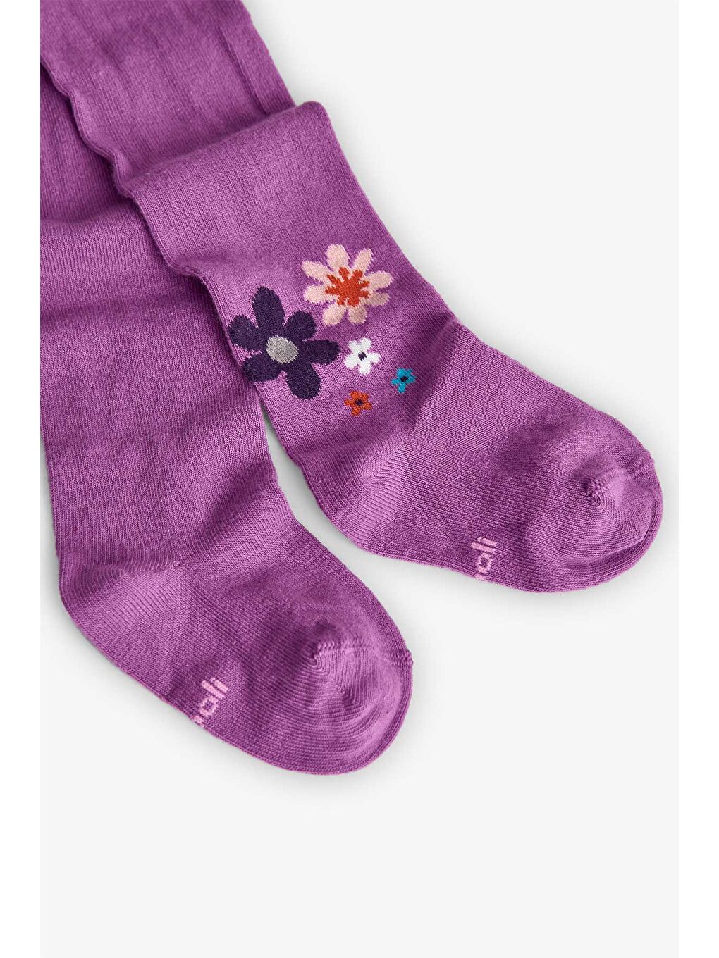Mor Kız Çocuk Kilotlu Çorap-1