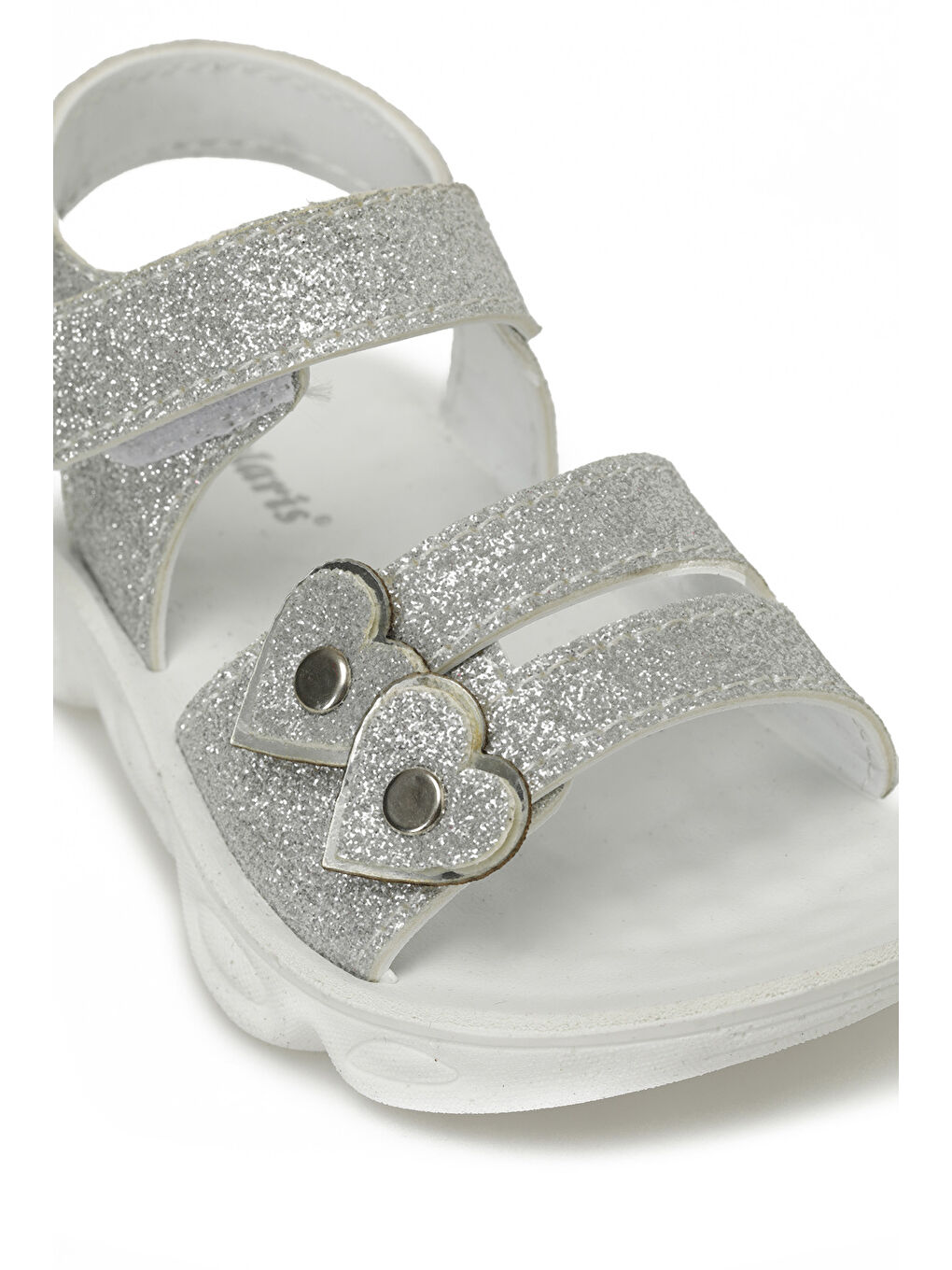 Gri POLTA.B5FX Gümüş Kız Çocuk Sandalet-6