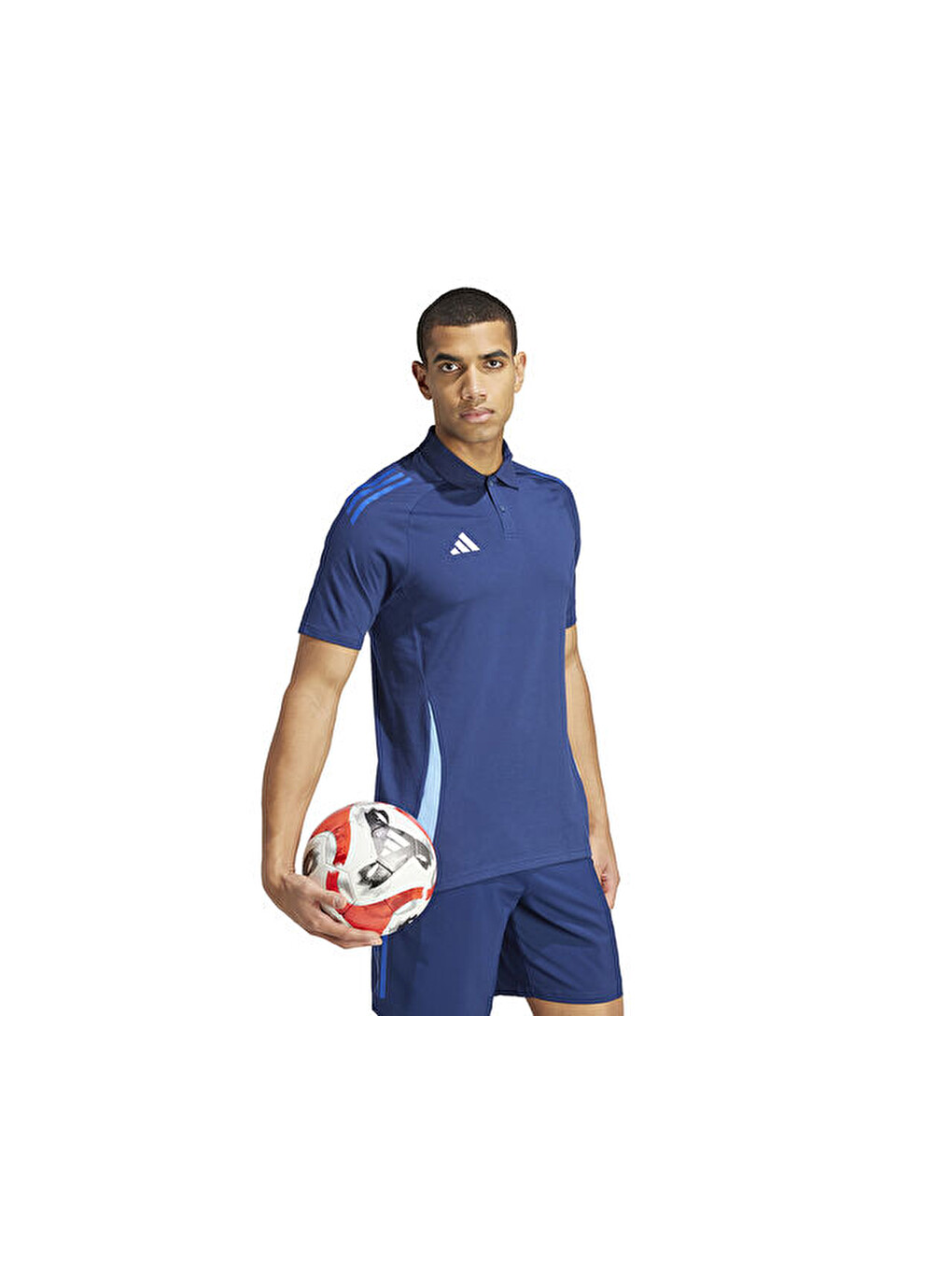 Tiro24 C Polo Erkek Futbol Antrenman Polo Tişörtü Ir7564 Lacivert-2