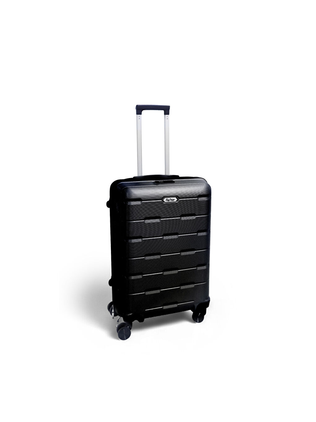 Moods Up TSA Kilitli 24" ABS Gövdeli Valiz | Orta Boy-Siyah