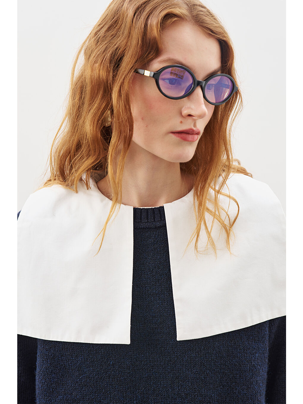 Chunky Oversıze Kazak Lacivert-4