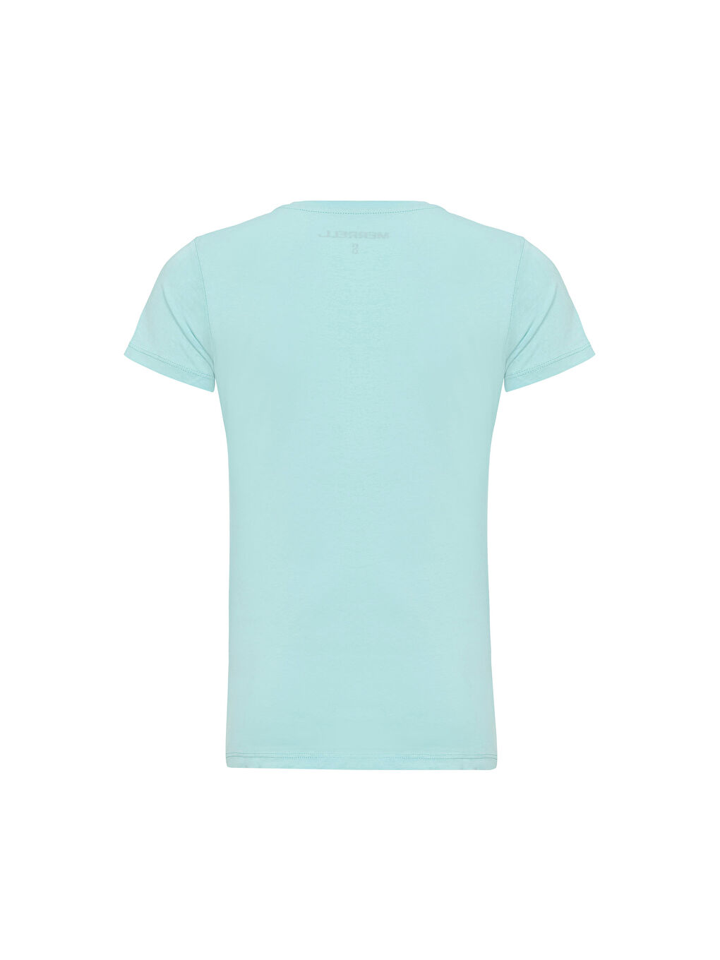 Turkuaz Logo Kadın Mavi Tişört-2