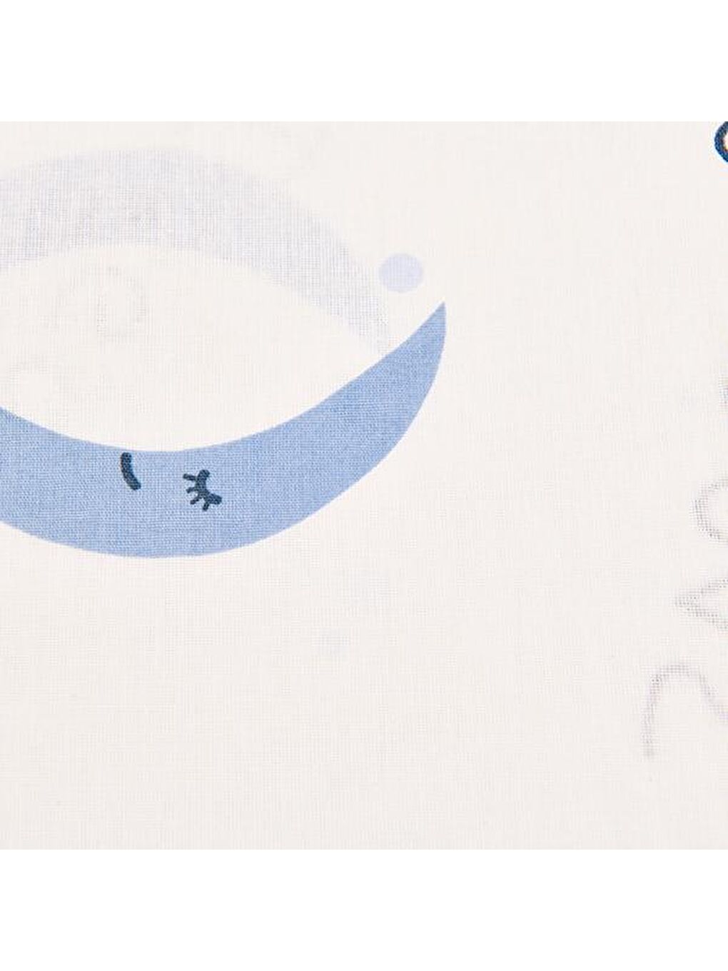 Soft Tanca 2'li Yastık Kılıfı - Beyaz / Mavi - 50x70 cm-1