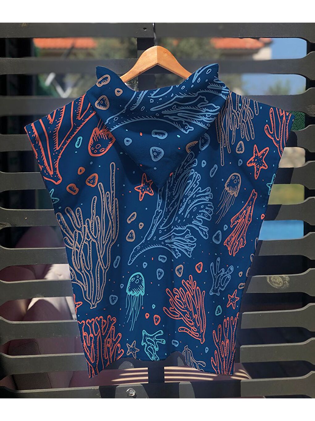 Karışık Denizci Desenli Panço Modeli-1