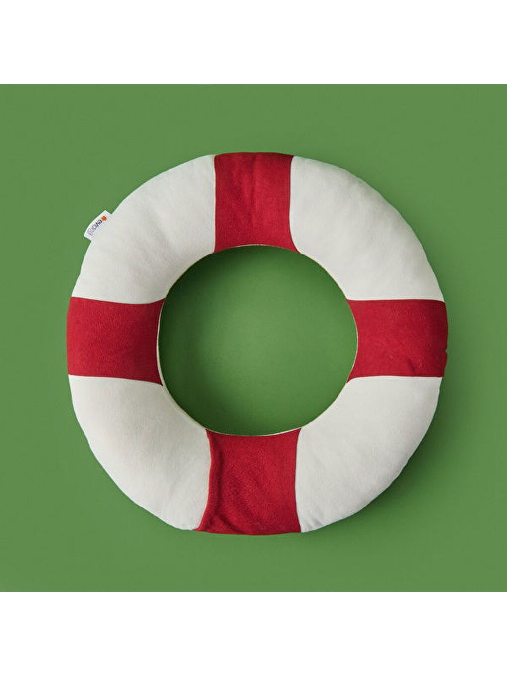 Soft Can Simidi Figürlü Yastık - Beyaz - 36x36 cm-3