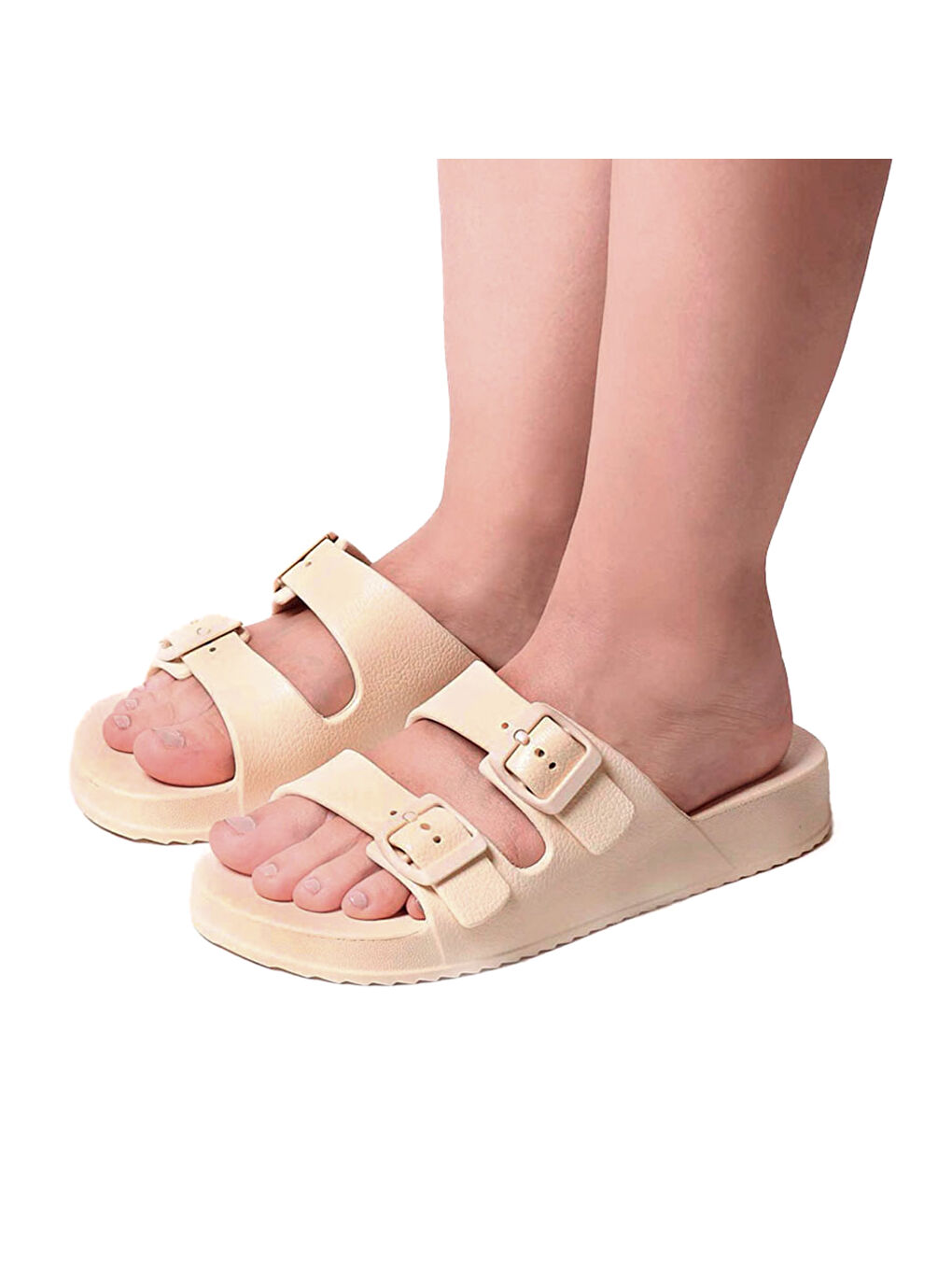 Bej Kadın Terlik Creta Ecru-3