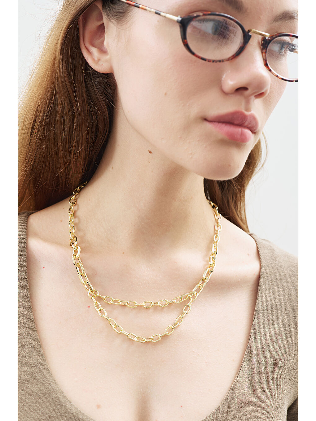 Sarı Chaın Kolye Gold-1