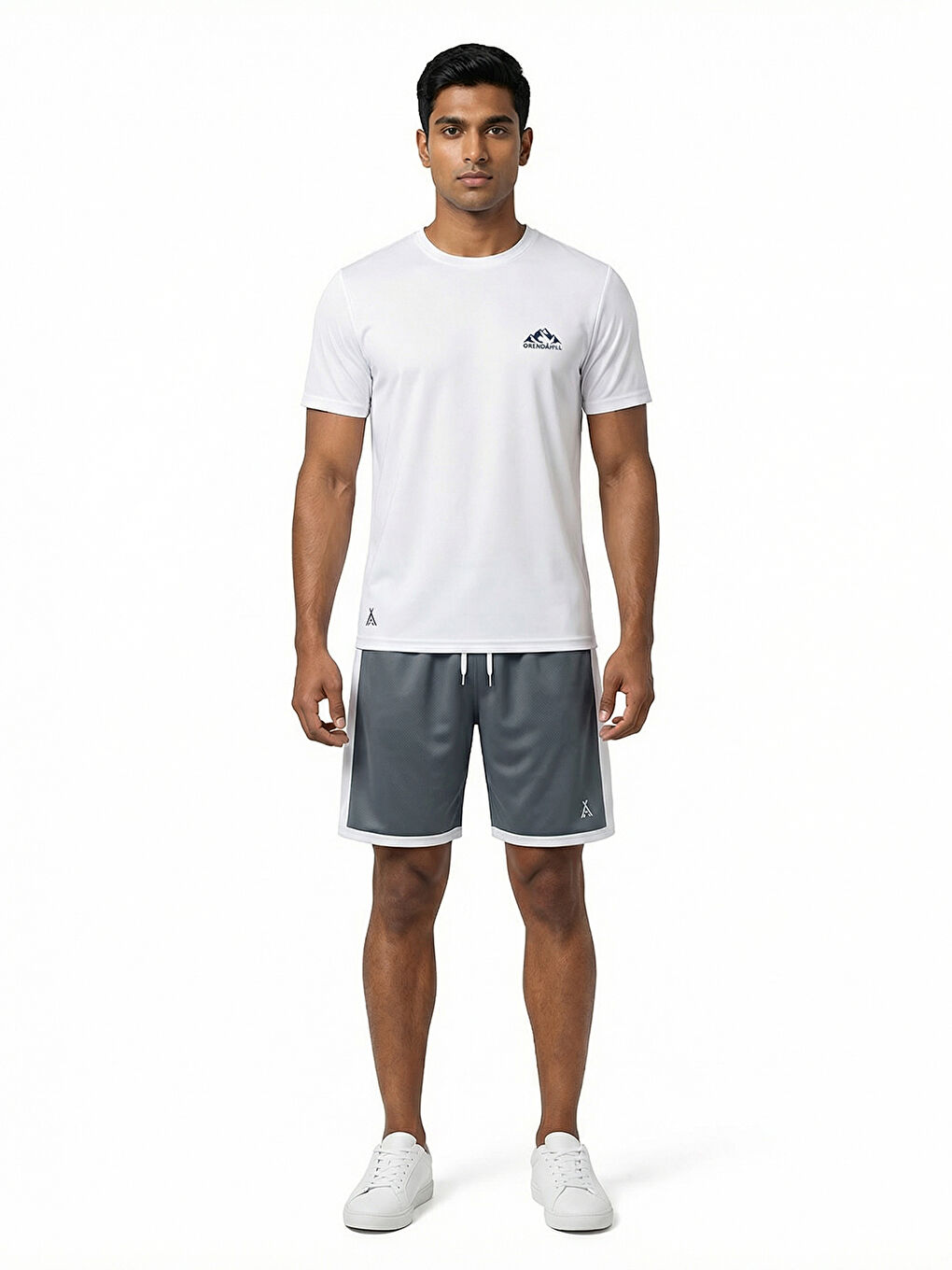 Antrasit Activewear Erkek Plain Short-1
