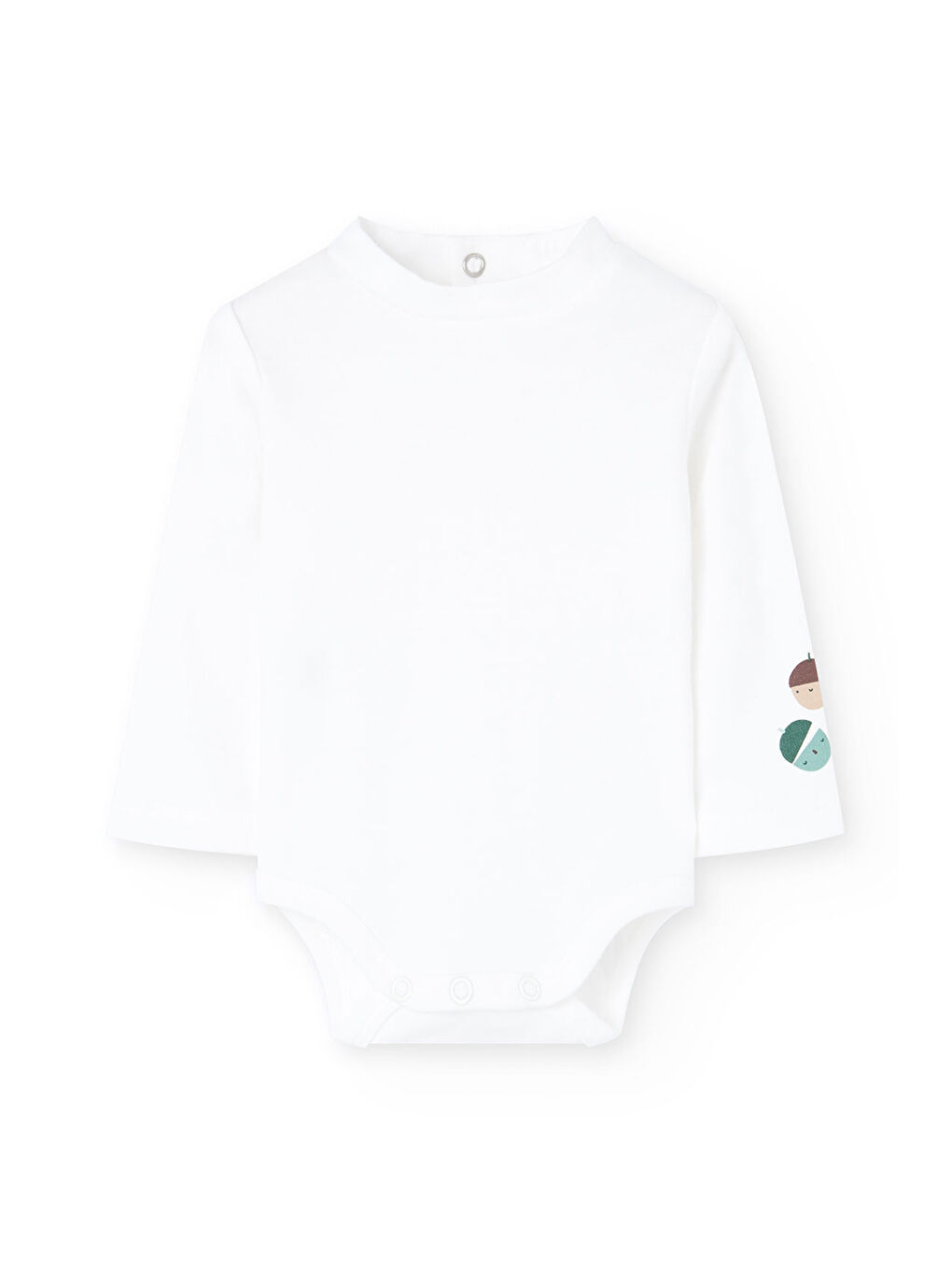 Yeşil Erkek Bebek Sincap Meyve Baskılı Salopet Set-2