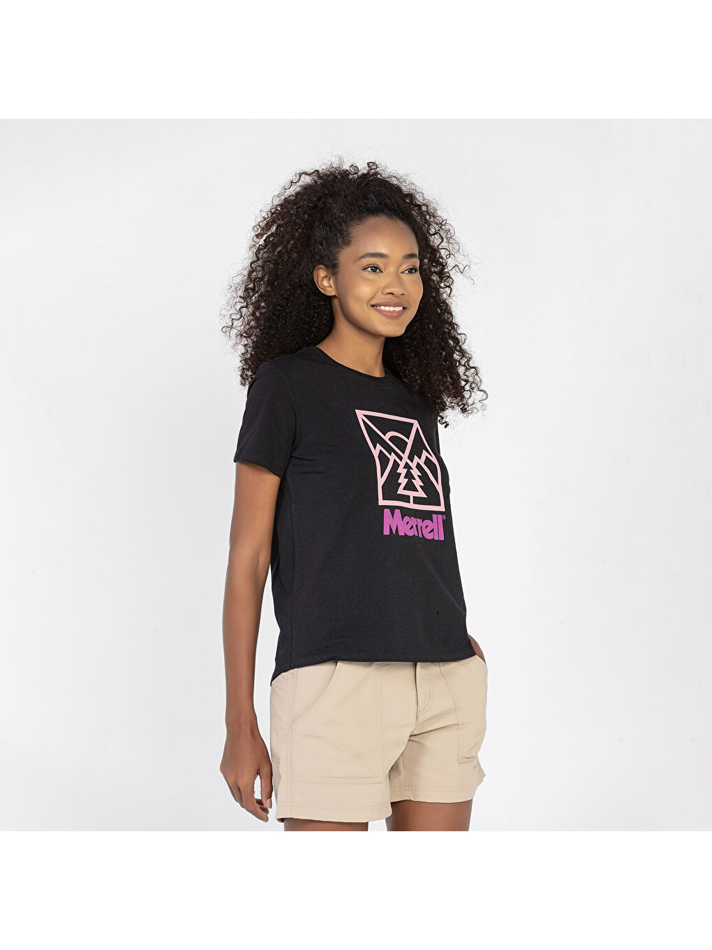 Trip Kadın Siyah Tişört-2