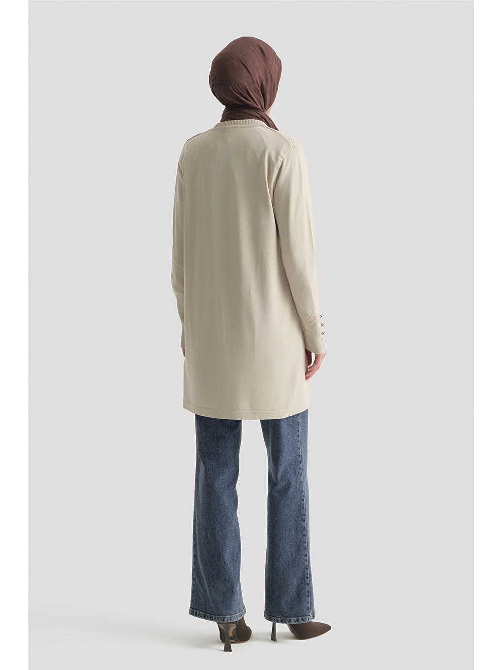Bej Triko Tunik 25Kd5005 Taş-4