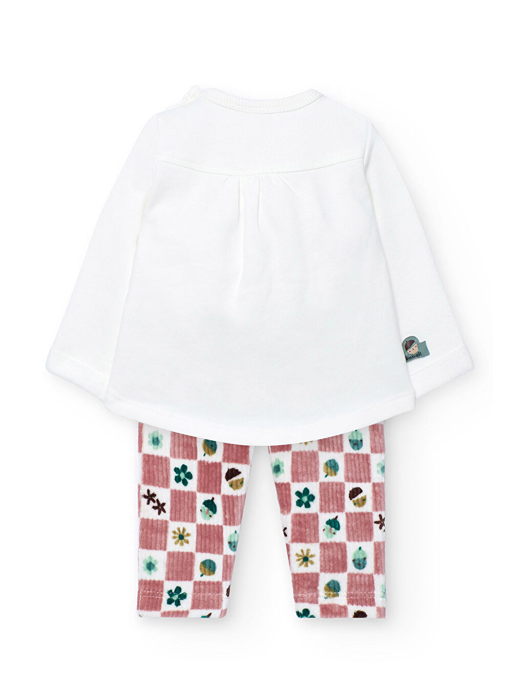 Karışık Kız Bebek Çiçek Meyve Baskılı Takım-1