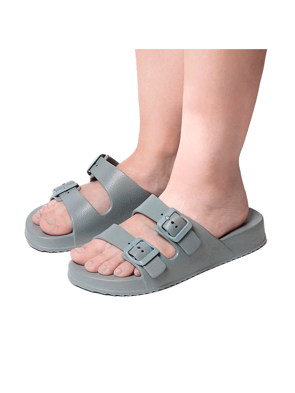 Yeşil Kadın Terlik Creta Mint-3