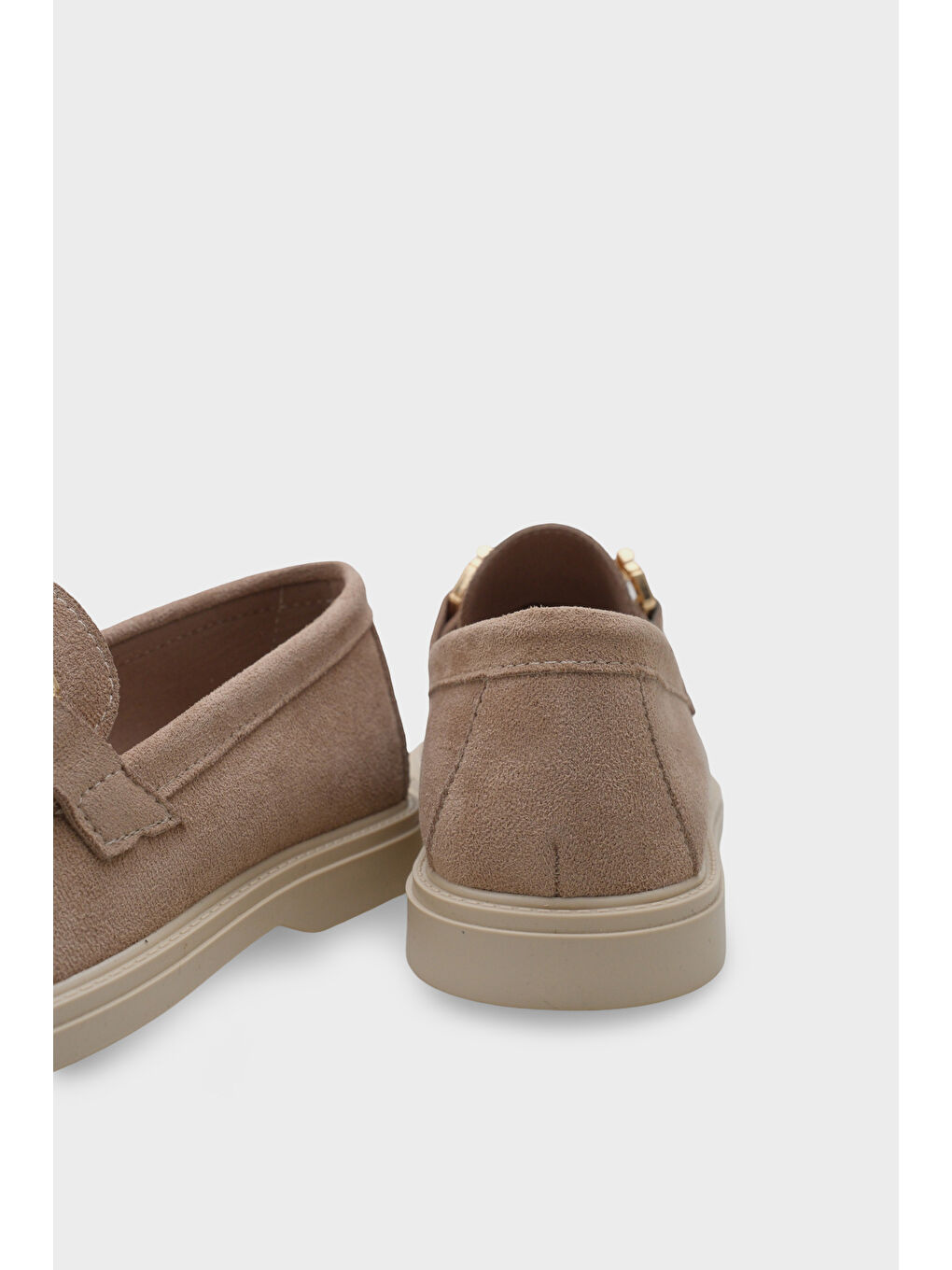 Bej Pauline Tokalı Kadın Loafer-3