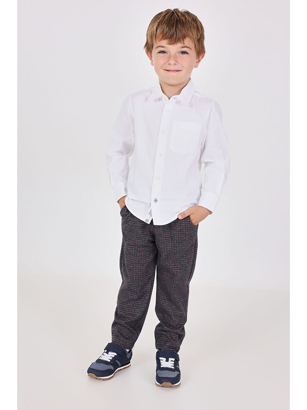 Lacivert Erkek Çocuk Pantolon-5