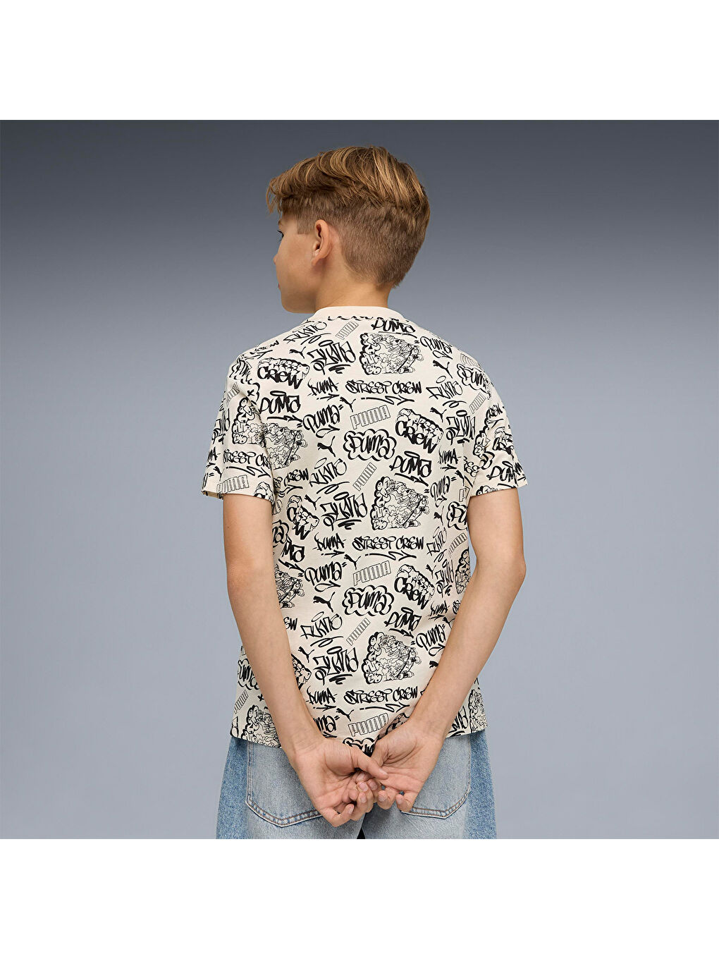 Karışık Mid 90s Aop Erkek Çocuk Tişört-1