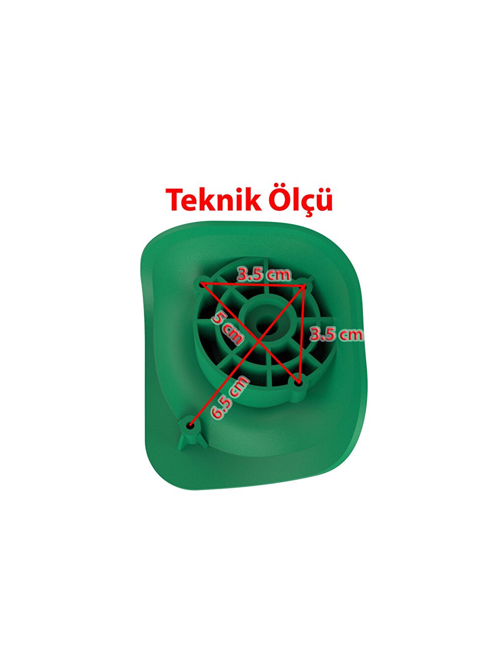 ABS Valiz Tekerleği Çift Teker Sarı Renk-4