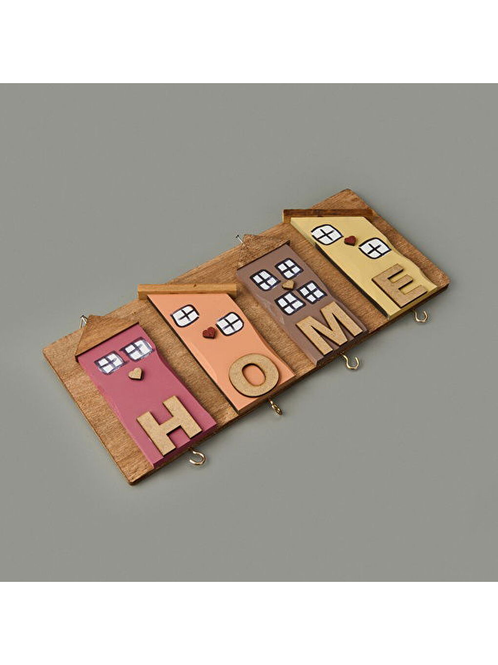 Karışık Deco Home Duvar Askısı - Renkli - 35x15 cm-3