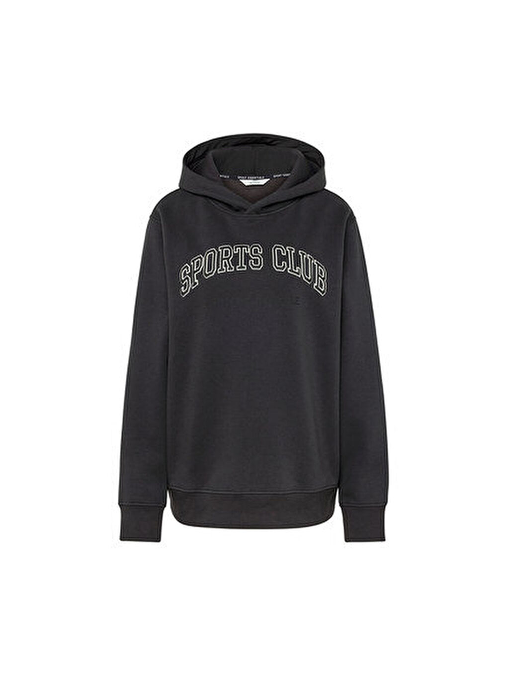 Siyah Erkek Sweat Hoodie-3