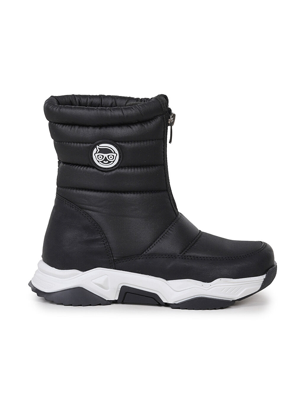 Siyah Sumo Fermuarlı Kız Çocuk Kar Botu-3