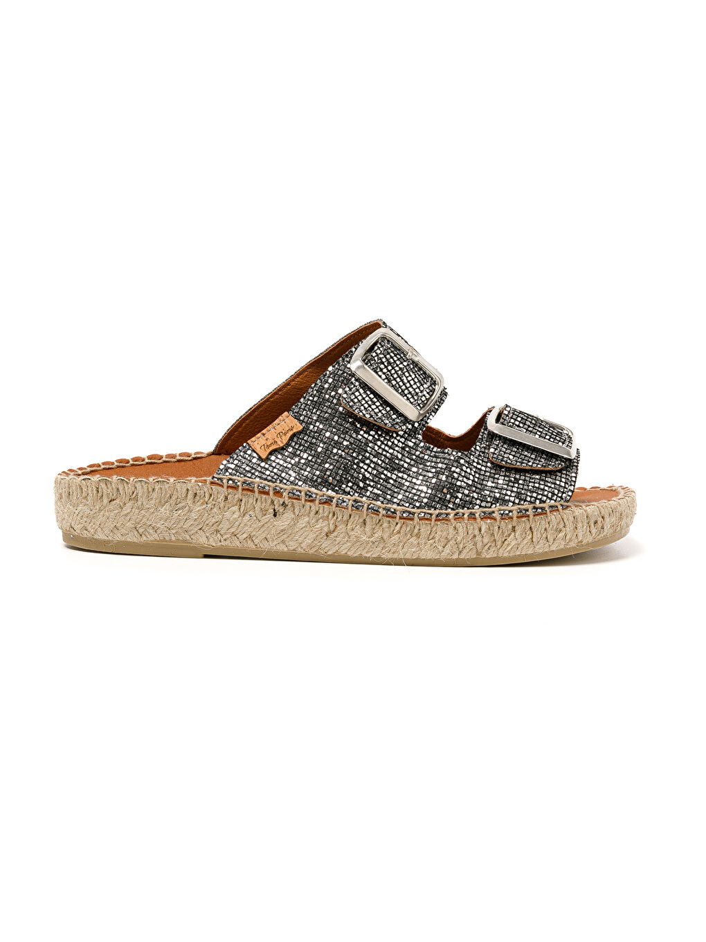 Gri Kadın Terlik Bruna Black