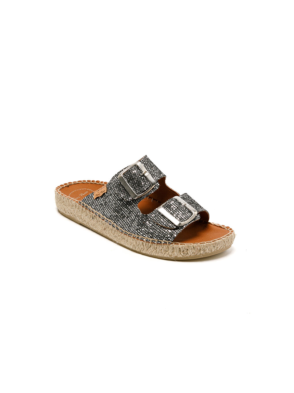 Gri Kadın Terlik Bruna Black-1