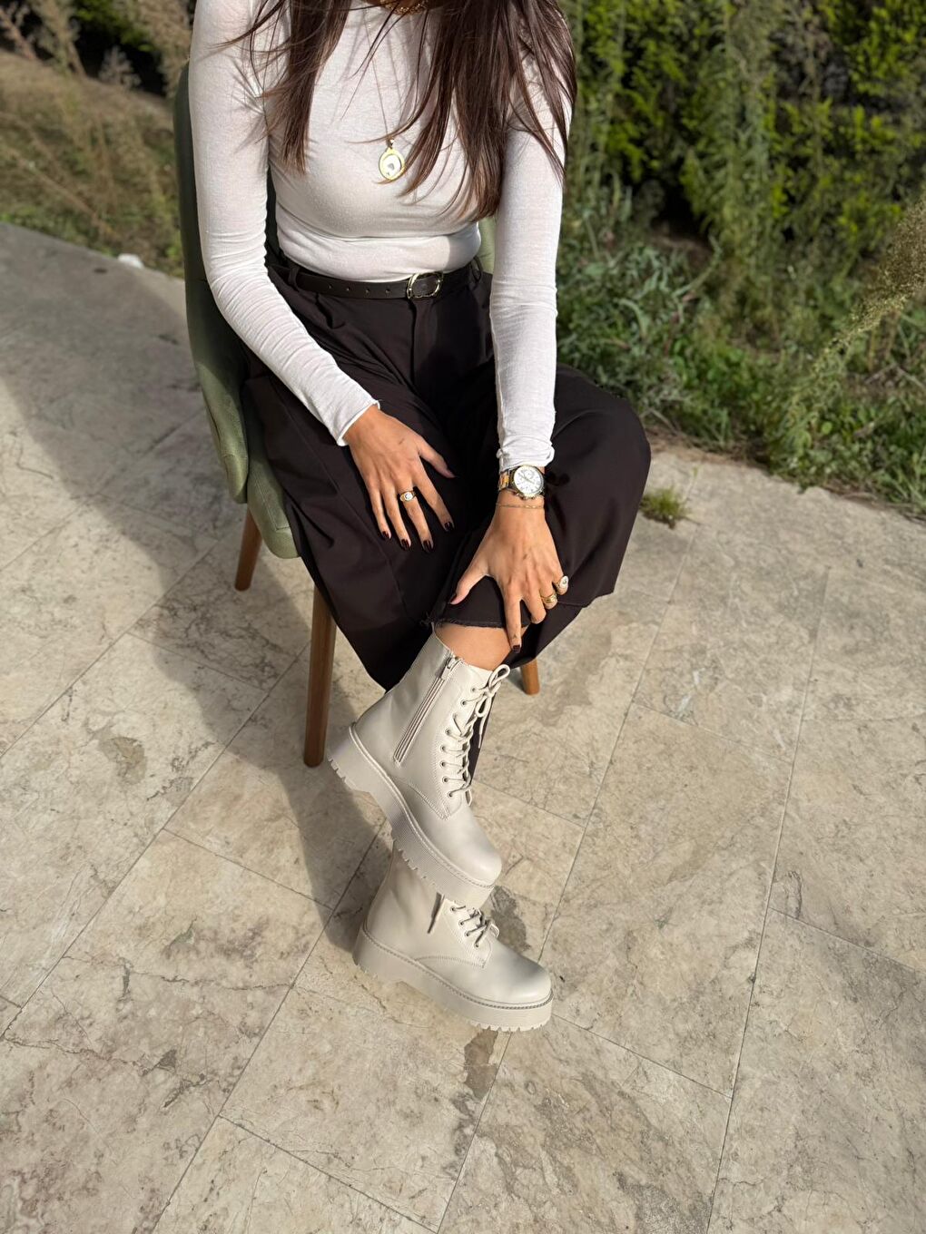 Bej BAYAN FERMUARLI BOT-3