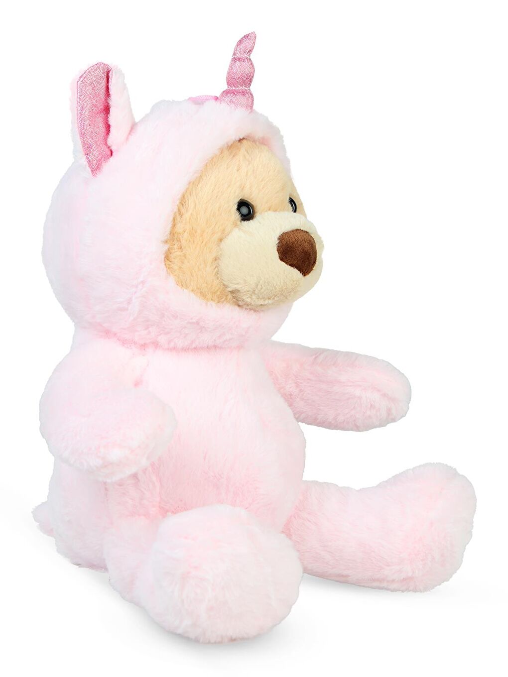 PL62496 30 Cm Boynuzlu Ayı - Pembe Standart-1